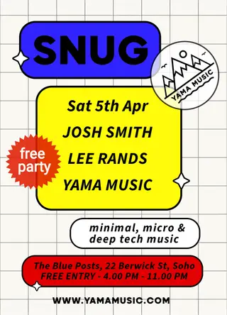 SNUG: Josh Smith, Lee Rands & YAMA Music at TBA - The Blue Posts SNUG: Josh Smith, Lee Rands & YAMA Music at TBA - The Blue Posts