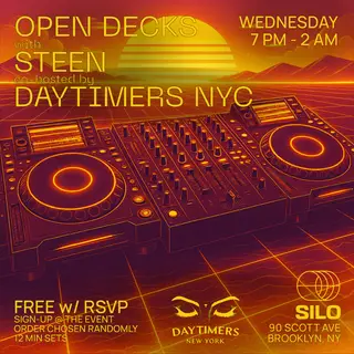 Open Decks with STEEN and Daytimers NYC at SILO