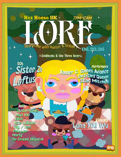 LORE: Goldilocks and the Three Bears - EDM event at TBA - Brooklyn in New York