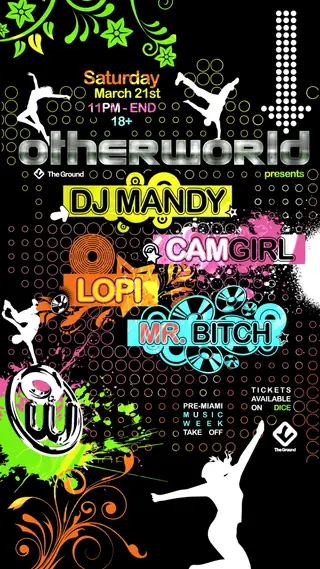 OTHERWORLD: DJ MANDY + CAM GIRL at The Ground at Club Space