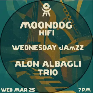 Wednesday JAmZZ: Alon Albagli Trio at Moondog Hifi