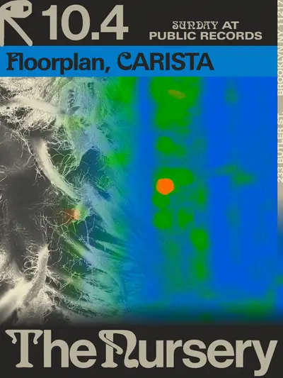 The Nursery: Floorplan, CARISTA - EDM event at public records in New York City