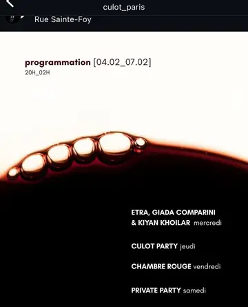 Culot Party (secret lineup) at TBA - Culot_Paris Culot Party (secret lineup) at TBA - Culot_Paris