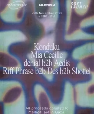 Soft Launch x Amberdelic: Fundraiser for medical aid in Gaza at Bar Dancing Multipla