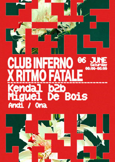 Club Inferno meets Ritmo Fatale - EDM event at La Terrrazza in Barcelona