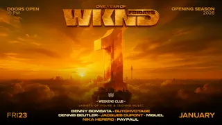 WKND 1 YEAR ANNIVERSARY OPENING 2026 at Weekend WKND 1 YEAR ANNIVERSARY OPENING 2026 at Weekend