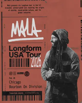 NSW x Deep Medi: Mala "Longform" US Tour at Bourbon On Division NSW x Deep Medi: Mala "Longform" US Tour at Bourbon On Division