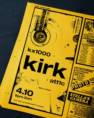 +area code - with Kirk, kx1000, attic at TBA - WEST LOOP +area code - with Kirk, kx1000, attic at TBA - WEST LOOP