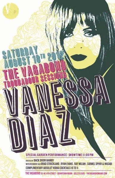 Troubadour Sessions: Vanessa Diaz Troubadour Sessions: Vanessa Diaz - EDM event at The Vagabond in Miami