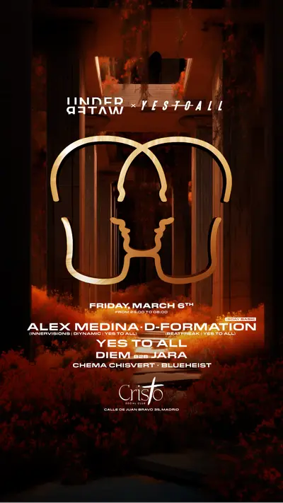 Underwater x Yes to All, D-Formation & Alex Medina - EDM event at Cristo Social Club in Miami
