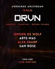 DRVN x UNDRGRND – Amsterdam – Feb 13, 2026 (ARTE-MAS & Alex Sharp) EDM news from EDMDanceDirectory.com