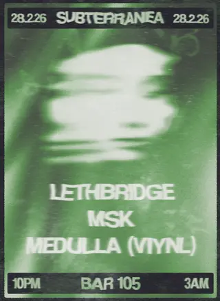 SUBTERRANEA at Bar 105