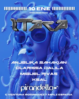 ITACA WHIT Miguel Rivas, ANJELIKA SAHAKIAN, CLARISSA DALILA ND KSAL at Sala Pirandelo