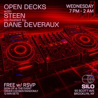 Open Decks with STEEN and Dane Deveraux at SILO