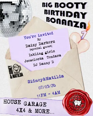Big Booty Birthday Bonanza at Sidney & Matilda Big Booty Birthday Bonanza at Sidney & Matilda