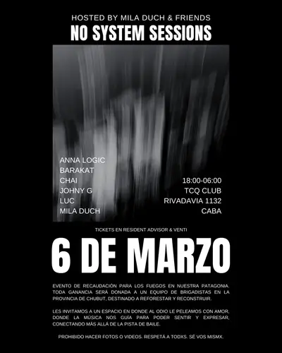 RECAUDACIÓN PATAGONIA - NO SYSTEM SESSIONS RECAUDACIÓN PATAGONIA - NO SYSTEM SESSIONS - EDM event at TCQ in Buenos Aires