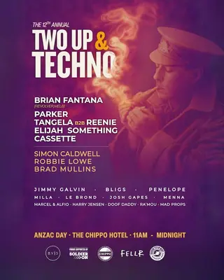 TWO UP & TECHNO 2026 at The Chippo Hotel TWO UP & TECHNO 2026 at The Chippo Hotel