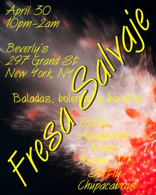 Fresa Salvaje at Beverly's NYC