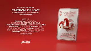 CARNIVAL OF LOVE // Open Air + Indoor // Day & Night at Garagen