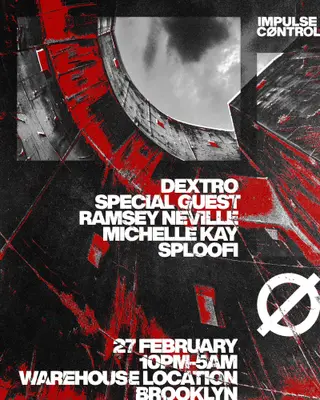 IMPULSE CØNTROL // Dextro + special guest New York 2026 | Lineup - EDM news article IMPULSE CØNTROL // Dextro + special guest New York 2026 | Lineup - EDM news article
