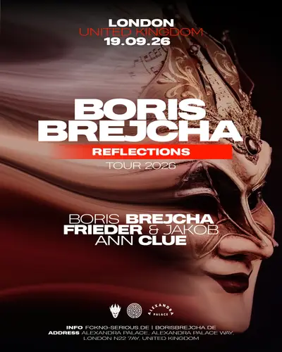 Boris Brejcha Reflections Tour 2026 - EDM event at Alexandra Palace in London