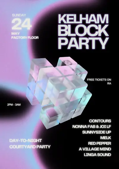 Kelham Bloc Party (FREE ENTRY) - EDM event at Factory Floor in Sheffield