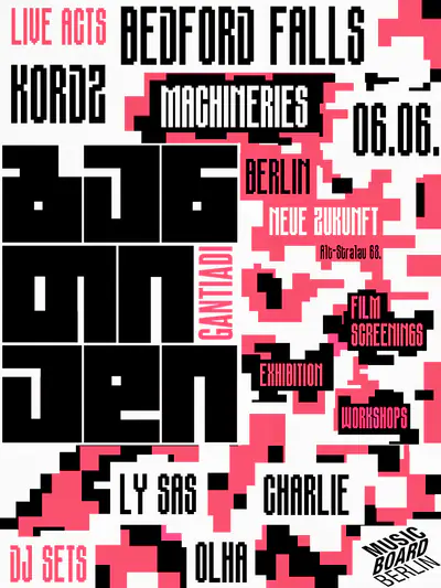 Gantiadi Festival - EDM event at Neue Zukunft in Berlin