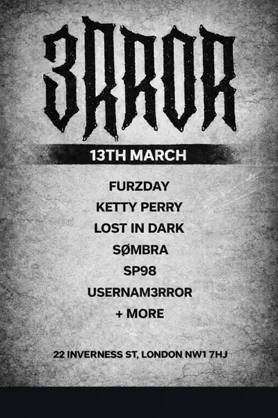 3Rror - EDM event at Jungla London in London