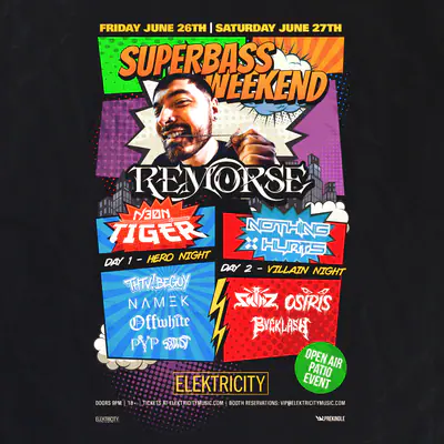 SUPERBASS WEEKEND DAY 1 - EDM event at Elektricity in Detroit