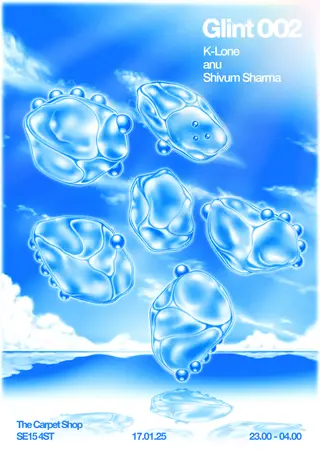 Glint 002 with K-Lone, anu + Shivum Sharma at The Carpet Shop