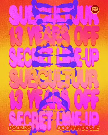 Subcultuur 13 Years Off at Doornroosje Subcultuur 13 Years Off at Doornroosje