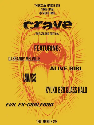 crave 02 - EDM event at Mood Ring in New York City