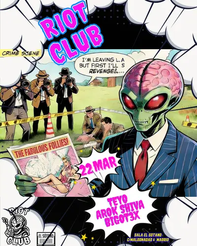 RIOT CLUB: Teyo, Arok Shiva, Bigot3x - EDM event at EL SÓTANO in Miami