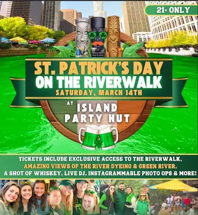 St. Patrick's Day on the Riverwalk - EDM event at TBA - 355 Chicago Riverwalk  Chicago, IL 60601 United States in Los Angeles