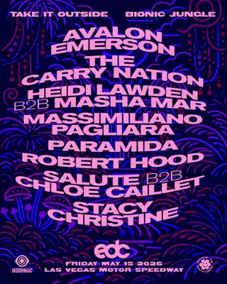 EDC Bionic Jungle x TIO at Las Vegas Motor Speedway