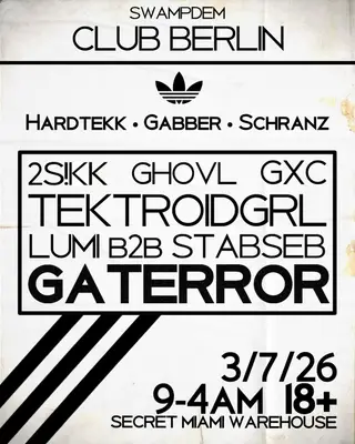 CLUB BERLIN at TBA - Secret Warehouse