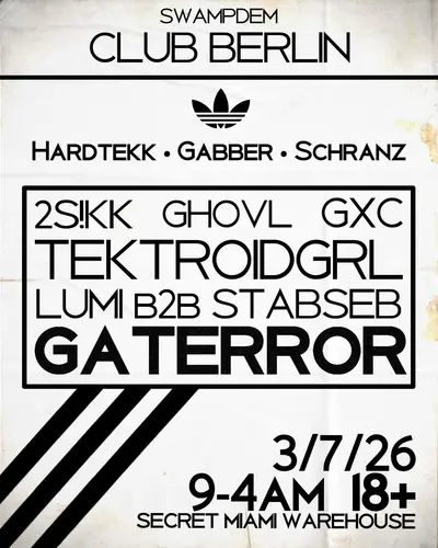 CLUB BERLIN - EDM event at TBA - Secret Warehouse in Detroit