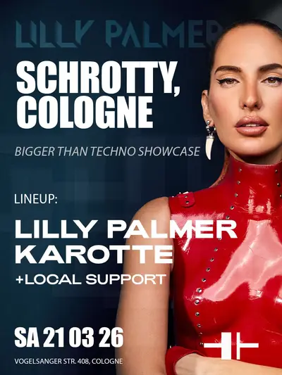 Lilly Palmer, Karotte & many more - EDM event at Schrotty in Cologne