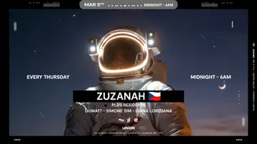 DESIRE - Weekly Thursday After Party - ZUZANAH at Union Club, Vauxhall DESIRE - Weekly Thursday After Party - ZUZANAH at Union Club, Vauxhall