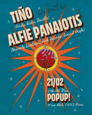 Tiño invite Alfie Panaiotis  at Le Pop-Up du Label