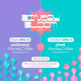 The Rust Music presents: a weekend with parkbreezy & pheel. – Binary Bloom Tour [Night 2] at The Chocolate Factory