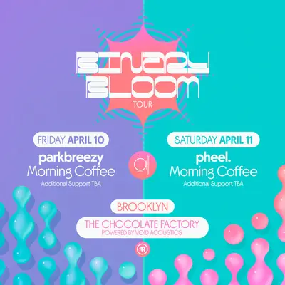 The Rust Music presents: a weekend with parkbreezy & pheel. – Binary Bloom Tour [Night 2] - EDM event at The Chocolate Factory in New York City