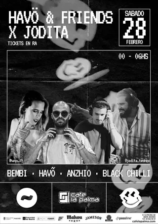 Havo x Jodita Techno at Cafe La Palma Havo x Jodita Techno at Cafe La Palma