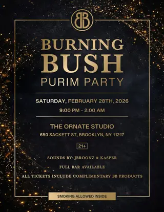 Burning Bush Purim Party at The Ornate Studio Burning Bush Purim Party at The Ornate Studio
