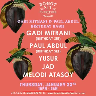 Gadi Mitrani & Paul Abdul (Birthday Set) at Do Not Sit On The Furniture