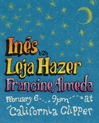 Inés b2b Leja Hazer, Francine Almeda at The California Clipper