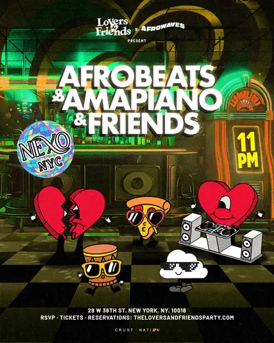AFROBEATS & AMAPIANO: AfroWaves Party NYC - EDM event at Nexo in New York