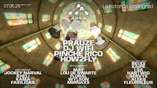 AREA OPEN-AIR + CLUB: Prauze · DJ WIFI · how2fly at La Rotonde Stalingrad AREA OPEN-AIR + CLUB: Prauze · DJ WIFI · how2fly at La Rotonde Stalingrad