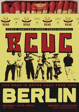 Cassette Head Sessions presents: BCUC at TBA - Secret Location near Jannowitzbrücke Cassette Head Sessions presents: BCUC at TBA - Secret Location near Jannowitzbrücke