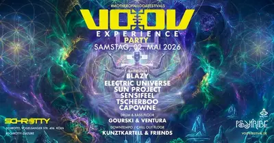VooV Experience Party with Blazy, Electric Universe, X-Dream, Sun Project, Sensifeel VooV Experience Party with Blazy, Electric Universe, X-Dream, Sun Project, Sensifeel - EDM event at Schrotty in Cologne